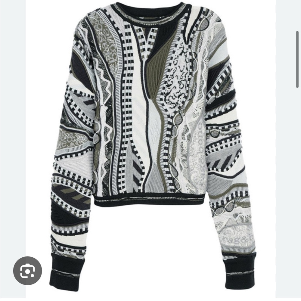 COOGI x Rag and Bone Multicolor Crew Neck Sweater, M